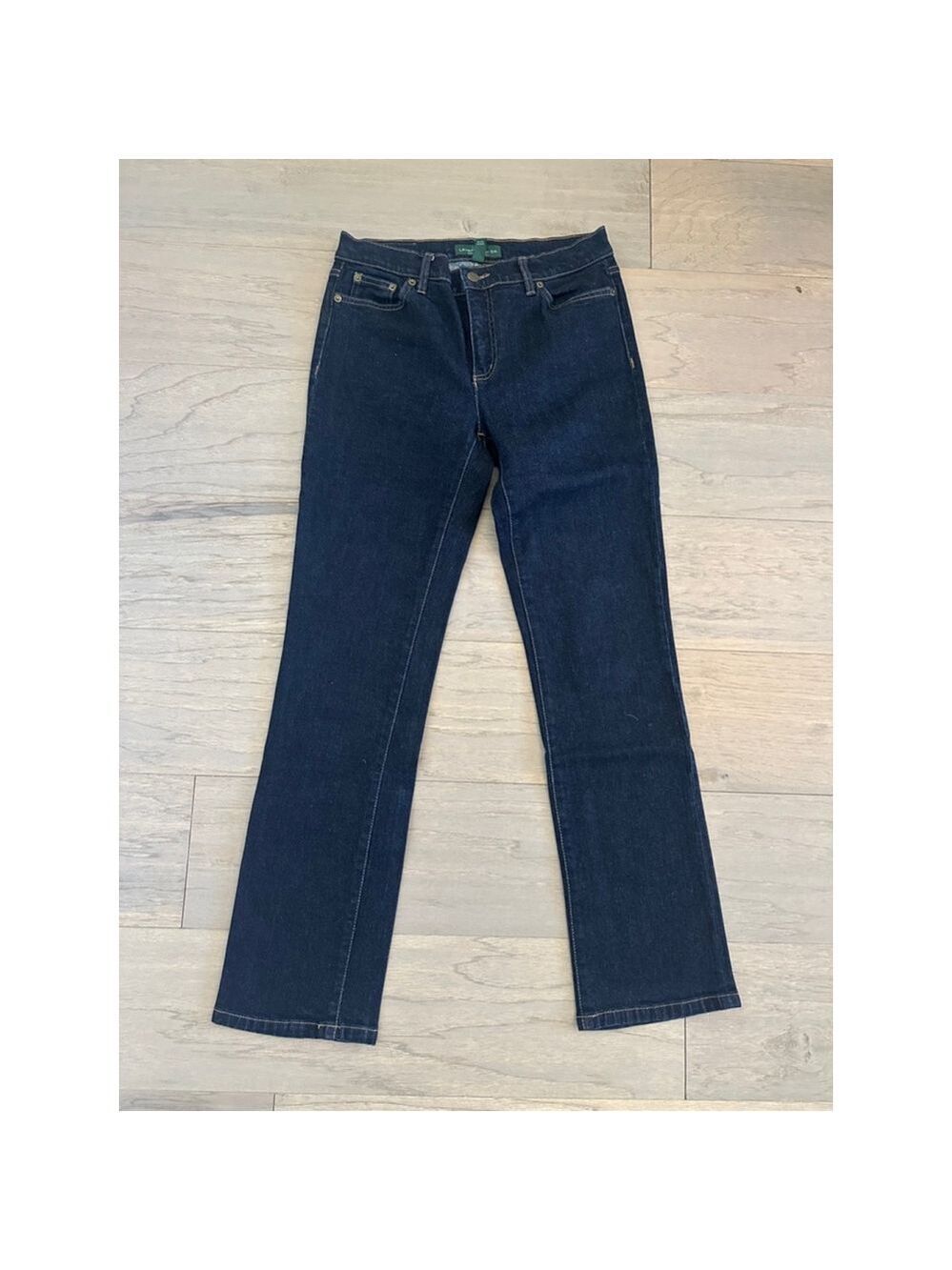 Lauren Ralph Lauren Blue Straight Jeans Women Size 6